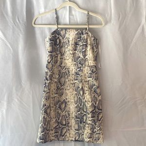 She + Sky faux snakeskin dress, size S